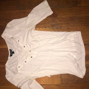 Lace up TopShop top
